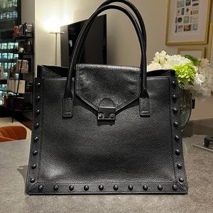 Black Loeffler Randall East West Tote